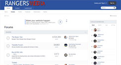 Desktop Screenshot of forum.rangersmedia.co.uk