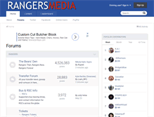 Tablet Screenshot of forum.rangersmedia.co.uk